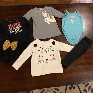 Baby girl outfits 12 months and 9 months